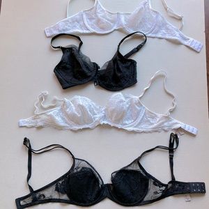Underwire lace bras